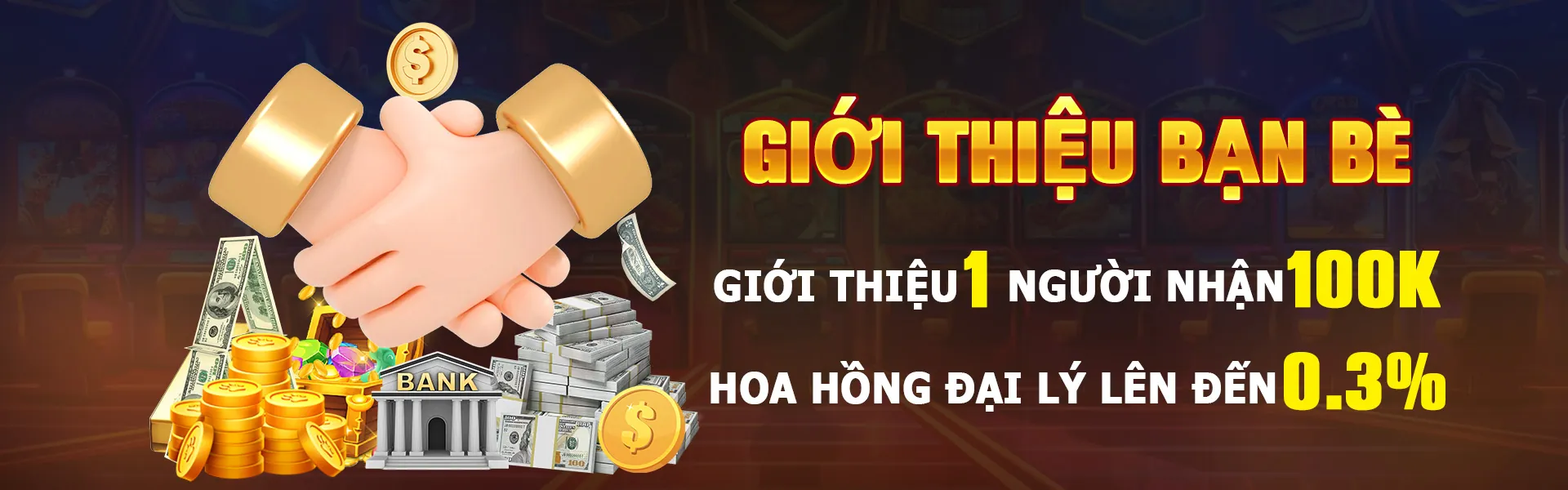 Biểu ngữ chương trình liên kết 9vnd với các biểu tượng tiền tệ và biểu đồ tăng trưởng